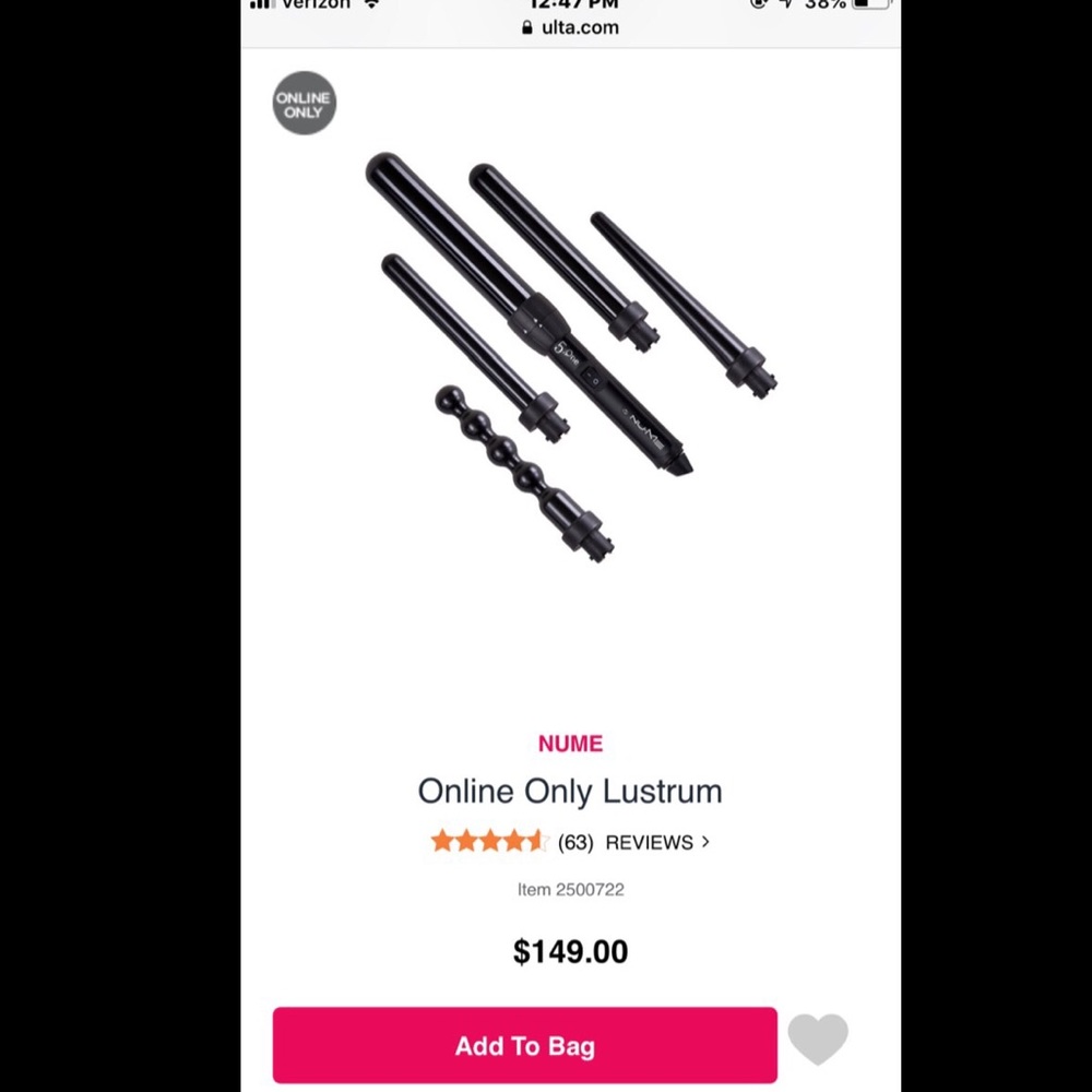 NUME LUSTRUM PROFESSIONAL CURLER